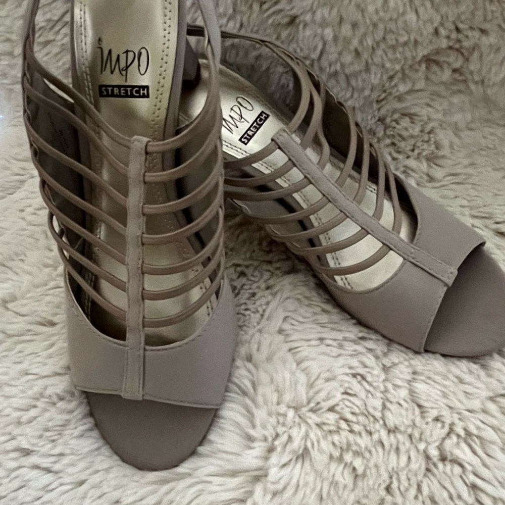 Impo Taupe Fabric Sandals.. NWOT
